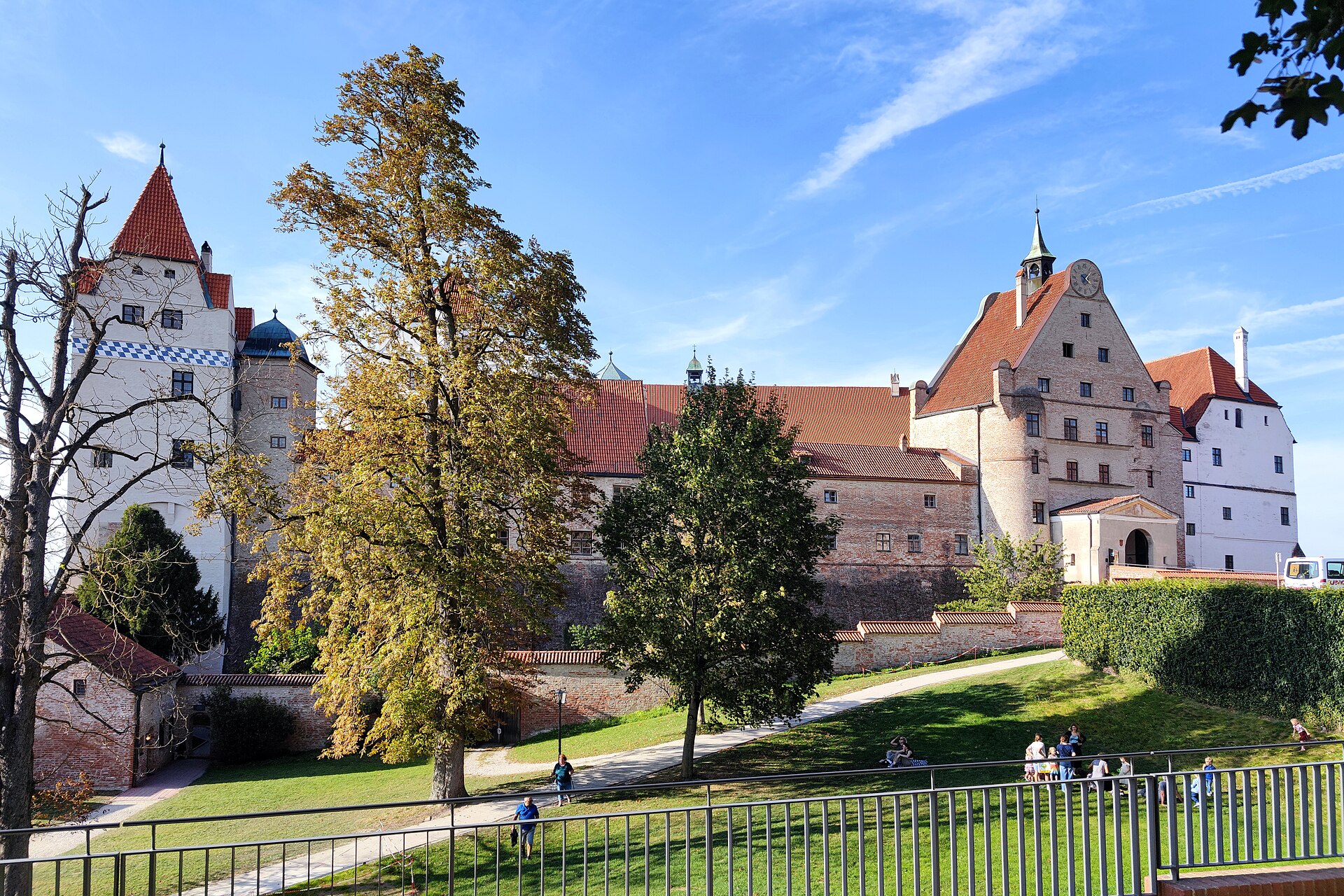 Burg Trausnitz oberhalb der Landshuter Altstadt