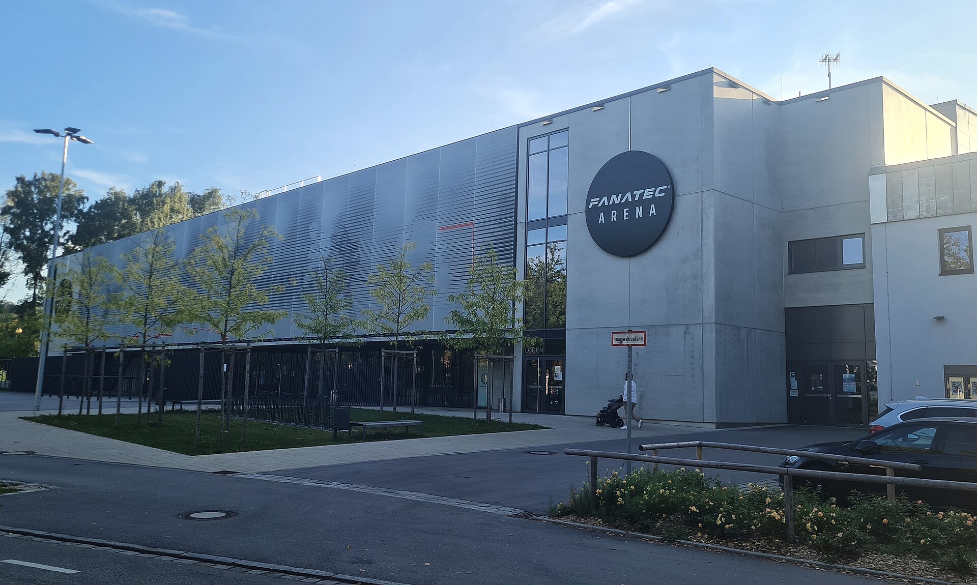 Eishockeystadion in Landshut nach dem Umbau