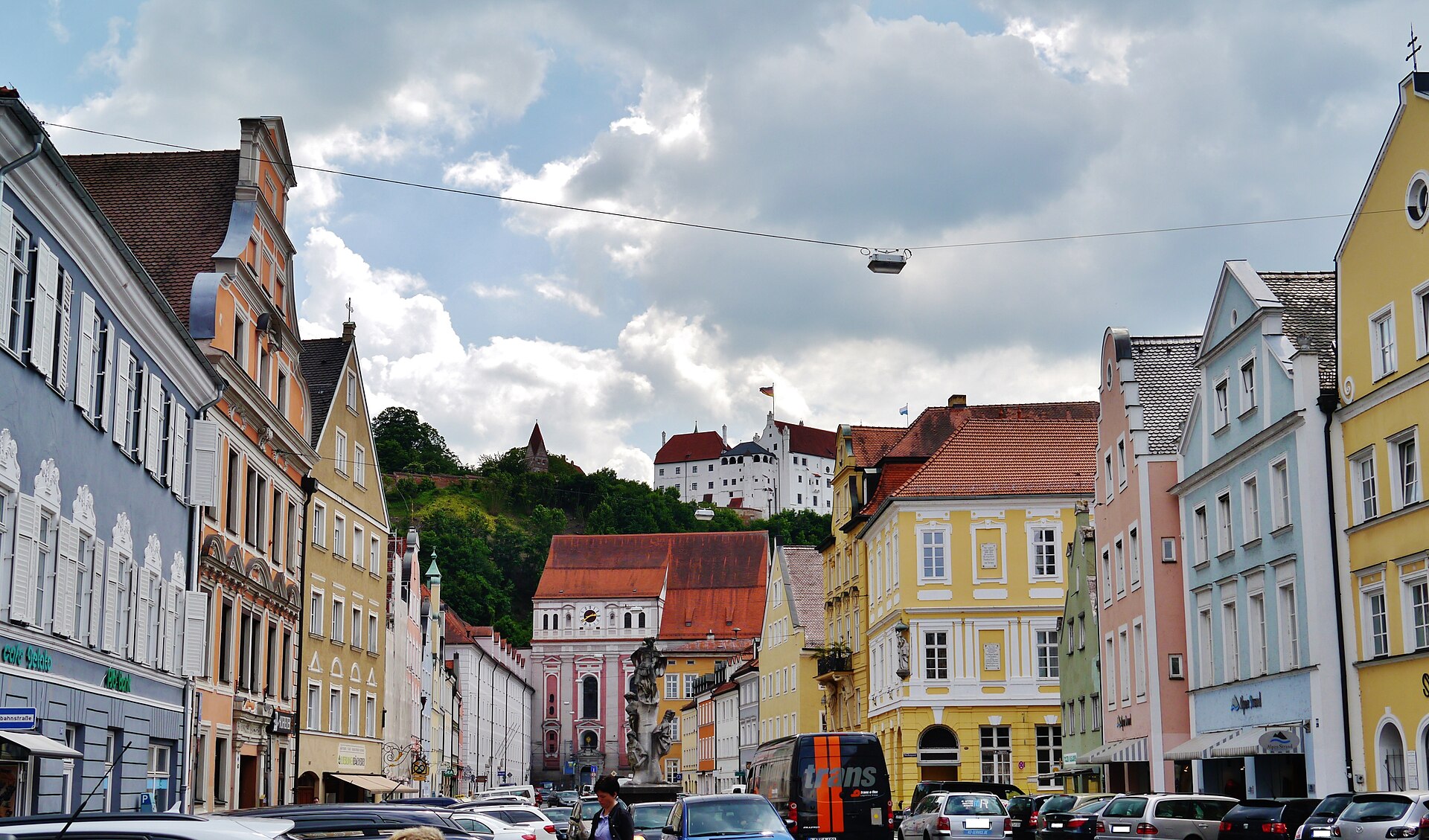 Die Neustadt in Landshut